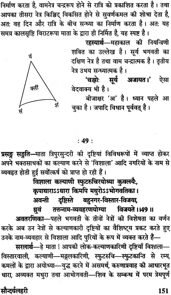 सौन्दर्य लहरी (संस्कृत एवं हिंदी अनुवाद)- Saundarya Lahari with Detailed Explanation in Hindi - Retail Maharaj