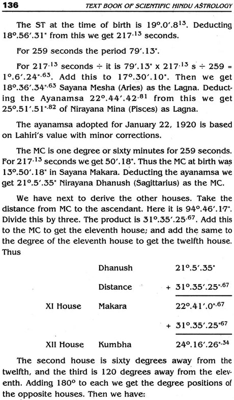 Text book of scientific hindu astrology set of 1 & 2 - Retail Maharaj