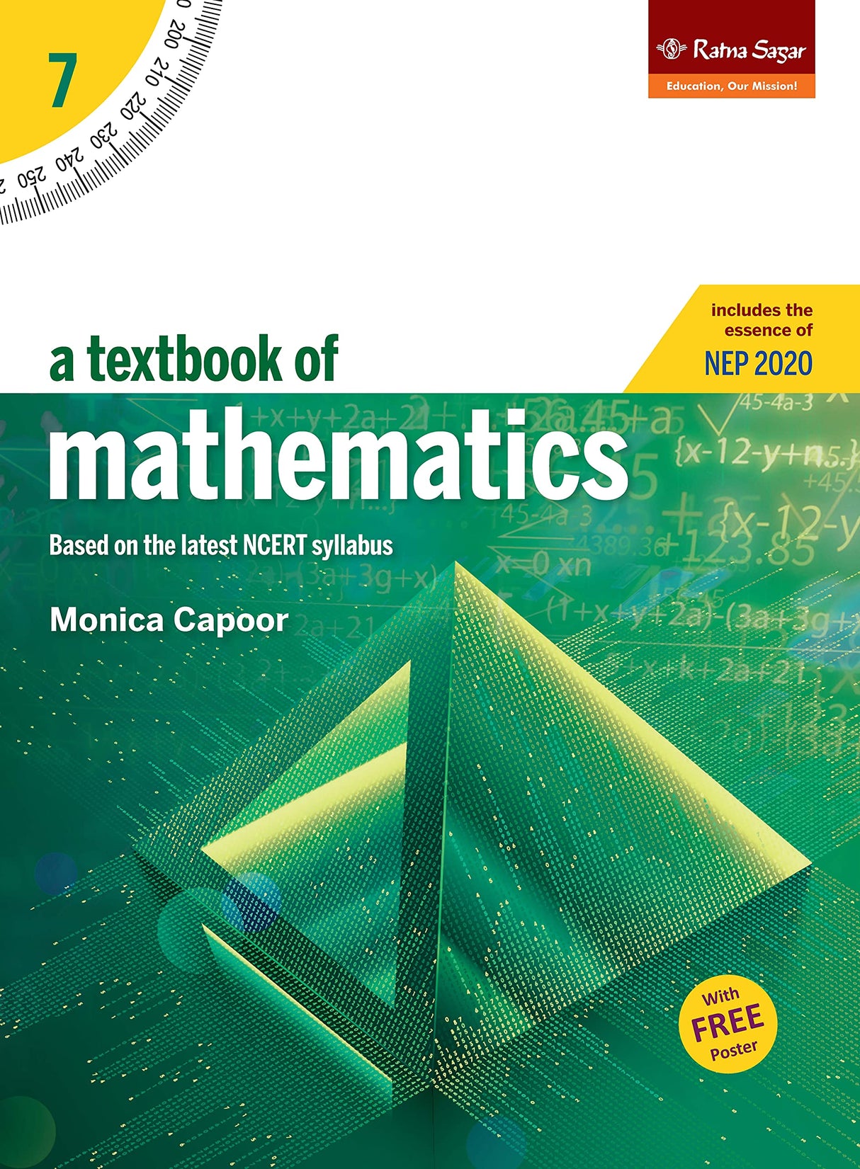 New On Board! A Text Book Of Mathematics 7 - For Class 7 - Ratna Sagar - Retail Maharaj