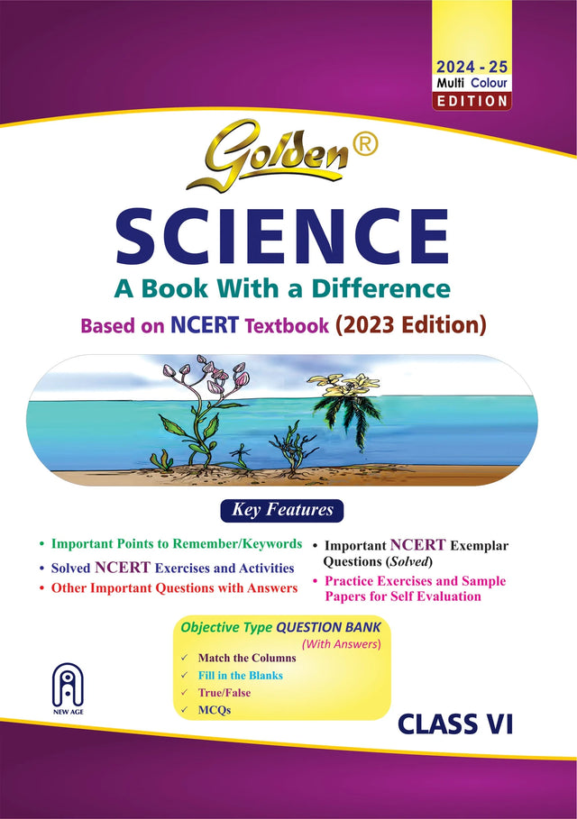 Golden Science: Based on NEW NEW NCERT for Class- 6 - Retail Maharaj