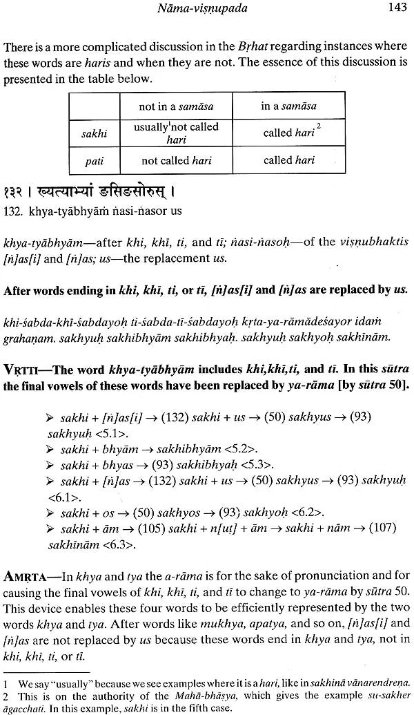 Hari Namamrta Vyakaranam - Learn Sanskrit Grammar Through the Names of Krishna (Set of 2 Volumes) - Retail Maharaj