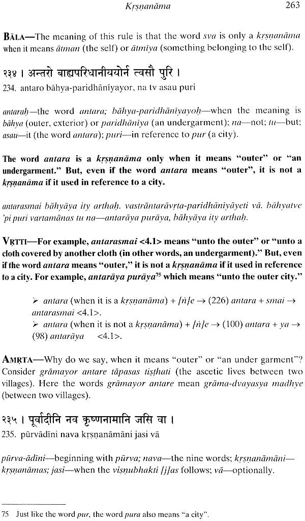 Hari Namamrta Vyakaranam - Learn Sanskrit Grammar Through the Names of Krishna (Set of 2 Volumes) - Retail Maharaj