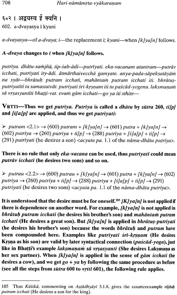 Hari Namamrta Vyakaranam - Learn Sanskrit Grammar Through the Names of Krishna (Set of 2 Volumes) - Retail Maharaj