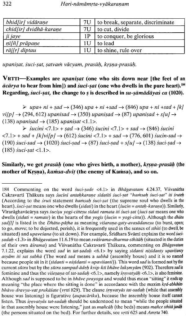 Hari Namamrta Vyakaranam - Learn Sanskrit Grammar Through the Names of Krishna (Set of 2 Volumes) - Retail Maharaj
