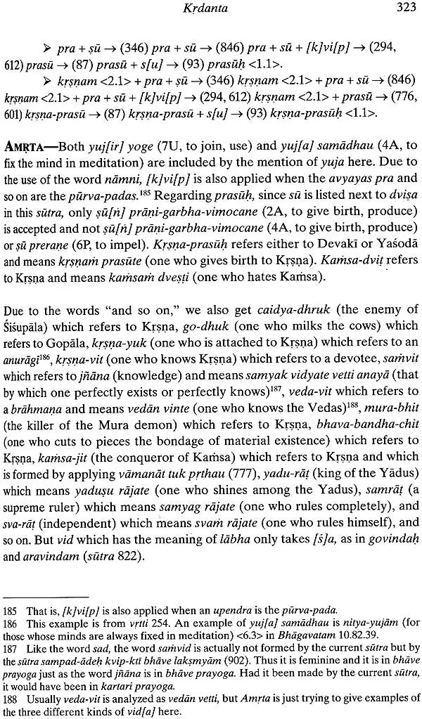 Hari Namamrta Vyakaranam - Learn Sanskrit Grammar Through the Names of Krishna (Set of 2 Volumes) - Retail Maharaj