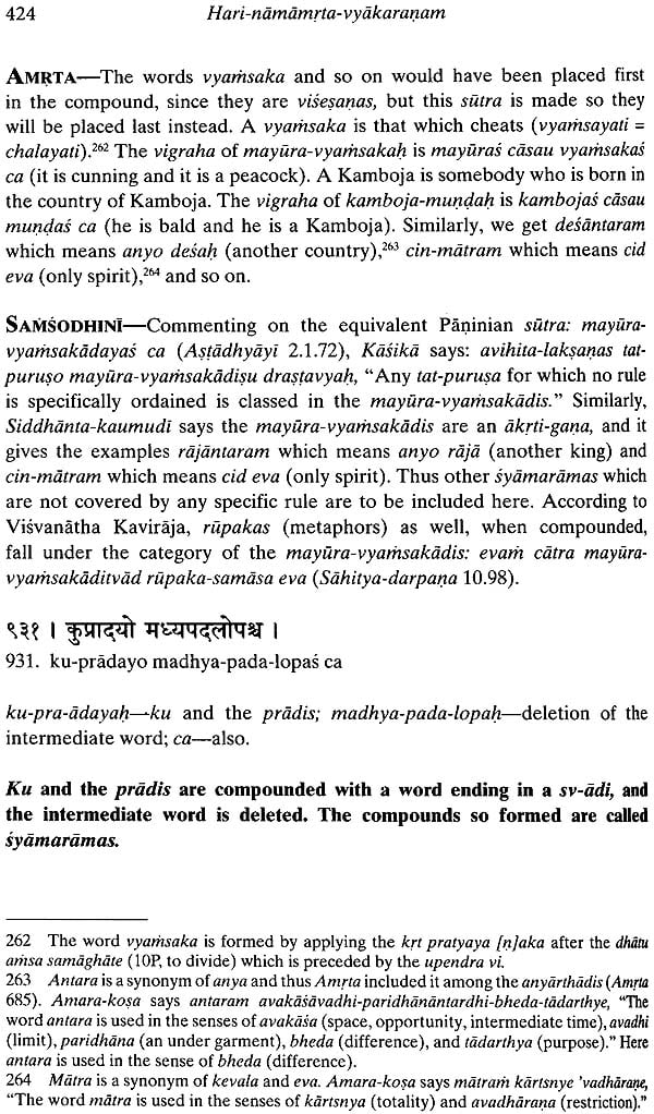 Hari Namamrta Vyakaranam - Learn Sanskrit Grammar Through the Names of Krishna (Set of 2 Volumes) - Retail Maharaj