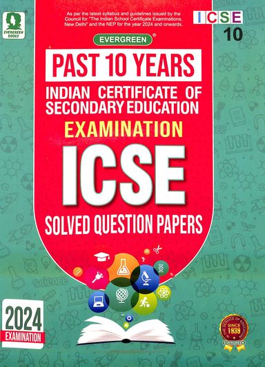 Icse Solved Question Papers Class 10 Past 10 Years For 2025 Examination - Retail Maharaj