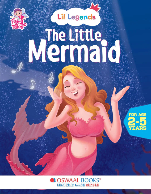 Lil Legends Fairy Tales-The Little Mermaid, For Kids/ Illustrated Story Book/ Bed Time Story Book, Age 2-5 Years - Retail Maharaj