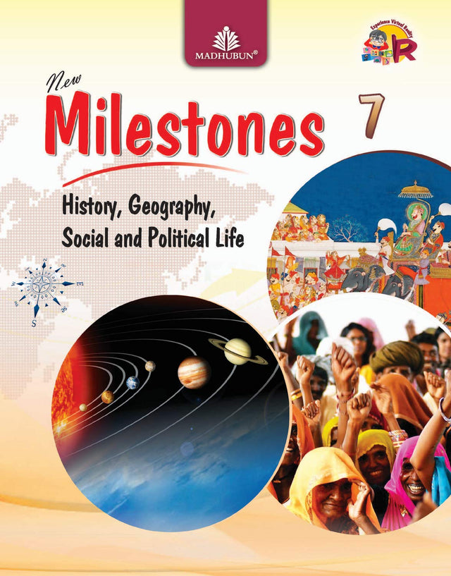 Madhubun New Milestones Social Science (History, Geography, Social and Political Life) for Class 7 - Retail Maharaj