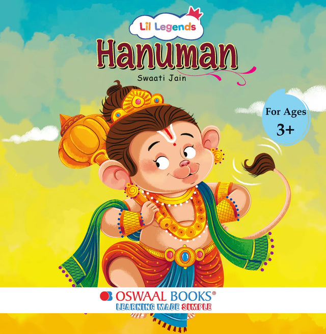 My Little Board Book of Enchanting Mythological Tales of Hanuman for Kids Ages 3+ | Lil Legends - Retail Maharaj