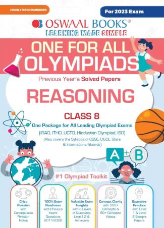 Oswaal One For All Olympiads Reasoning Class 8 - Retail Maharaj