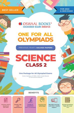 Oswaal One For All Olympiads Science Class 2 - Retail Maharaj