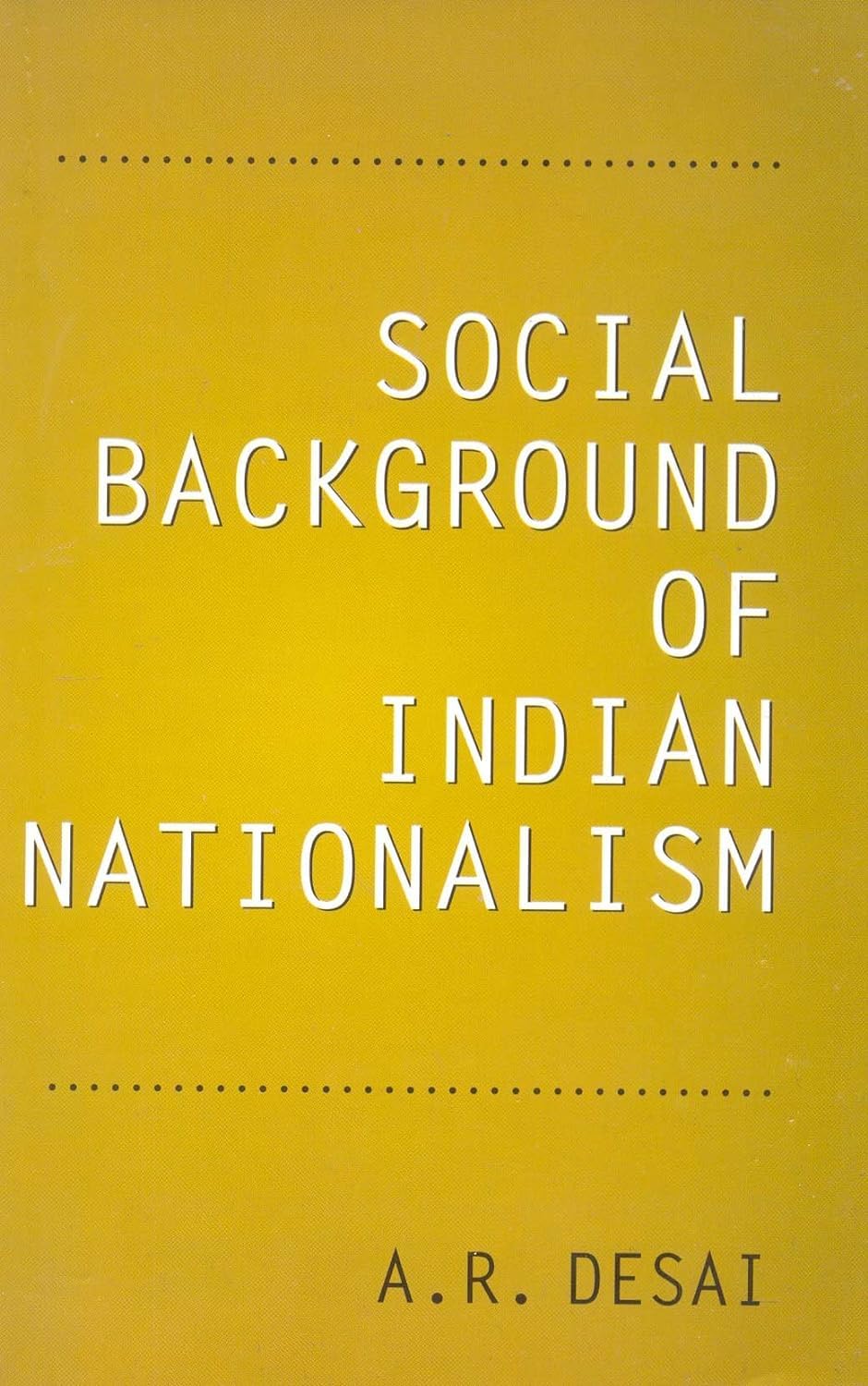 Social Background of Indian Nationalism - Retail Maharaj