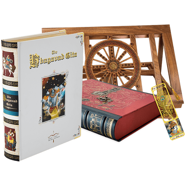 The Bhagavad Gita Book With Reading Stand - Retail Maharaj