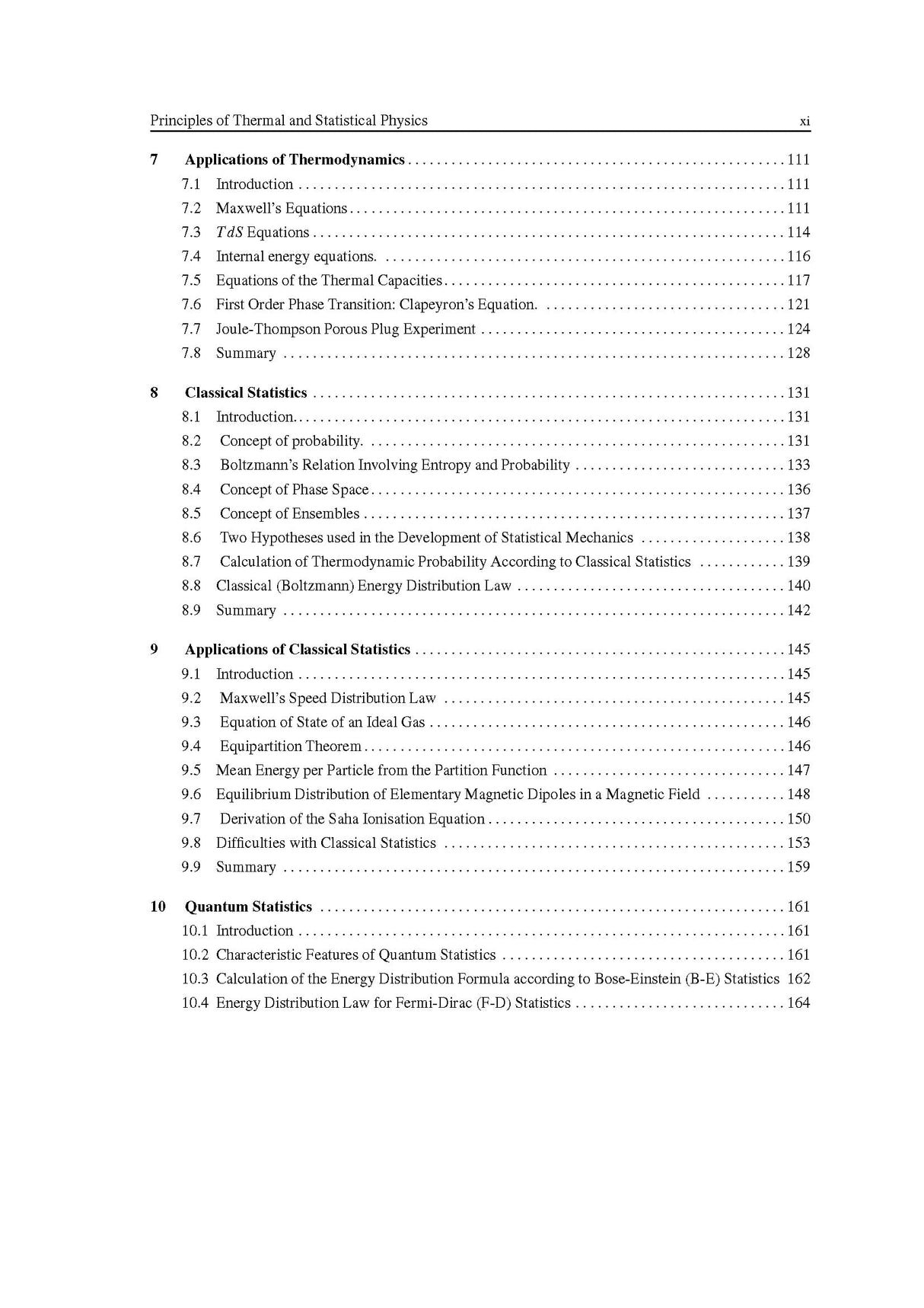 Thermal & Statistical Physics /Swapan Das - Retail Maharaj