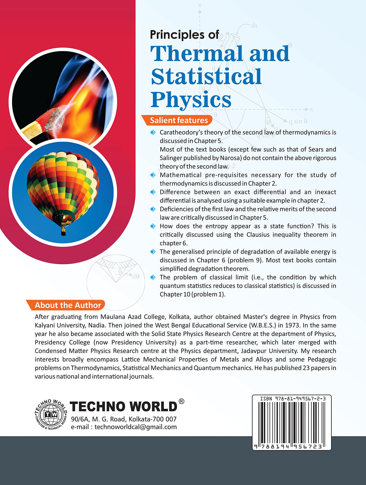Thermal & Statistical Physics /Swapan Das - Retail Maharaj
