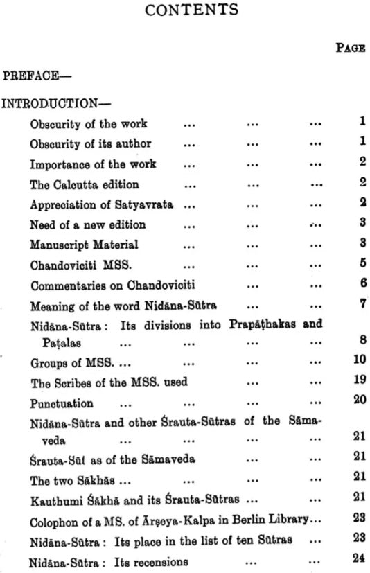 Nidana-Sutra of Patanjali (Edited with an Introduction, a Fragmentary Commentary and Indices) - Retail Maharaj