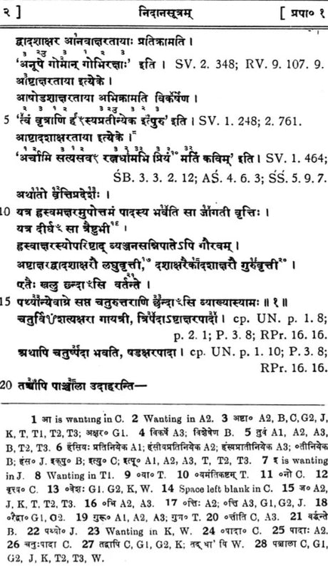 Nidana-Sutra of Patanjali (Edited with an Introduction, a Fragmentary Commentary and Indices) - Retail Maharaj
