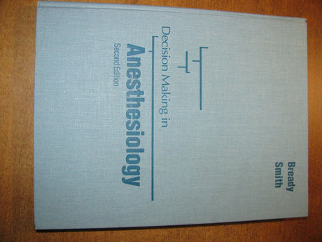Decision Making in Anaesthesiology (Clinical Decision Making) - Retail Maharaj