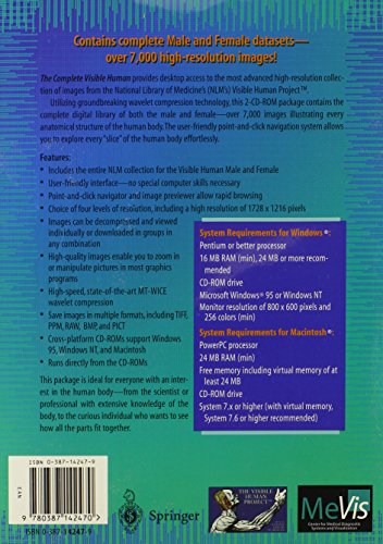The Complete Visible Human: The Complete High-Resolution Male and Female Anatomical Datasets from the Visible Human Project (TM) - Retail Maharaj