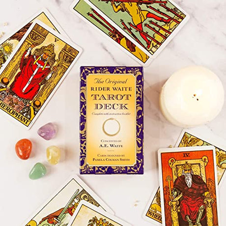 The Original Rider Waite Tarot Pack [Cards] Waite, A.E. and Colman Smith, Pamela [Cards] Waite, A.E. and Colman Smith, Pamela - Retail Maharaj