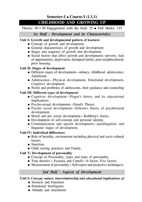 CC-01_Soisobkalin Bridhhi O Bikash (BEd, 1st Sem) - Retail Maharaj