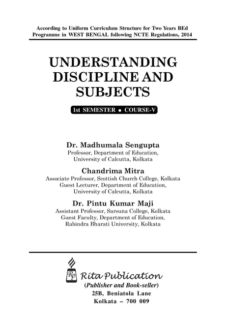 CC-05_Understanding Discipline and Subjects - Retail Maharaj