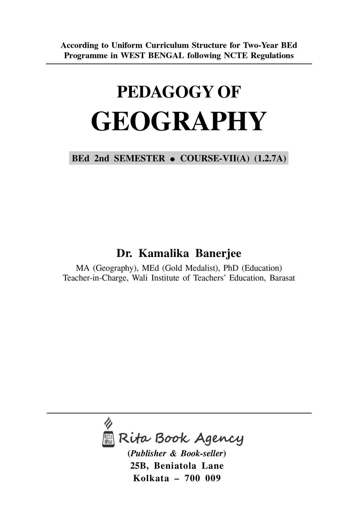 CC-07A_2_Social Science_Pedagogy of Geography - Retail Maharaj