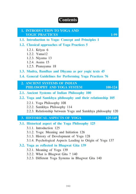 CC-11 Yoga Education (BEd 4th Sem Optional) - Retail Maharaj