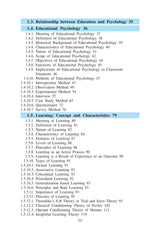 CC-2 Psychological Foundation of Education - Retail Maharaj