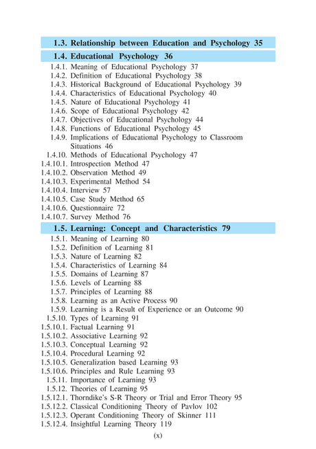 CC-2 Psychological Foundation of Education - Retail Maharaj