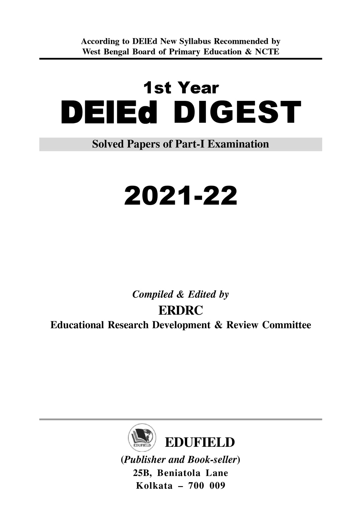 DElEd Digest_1st Year (English Version) - Retail Maharaj