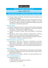 EDU-M-T-2 (KU2)Sikshar Manastatwik Vitti (Psychological Foundation of Education) - Retail Maharaj