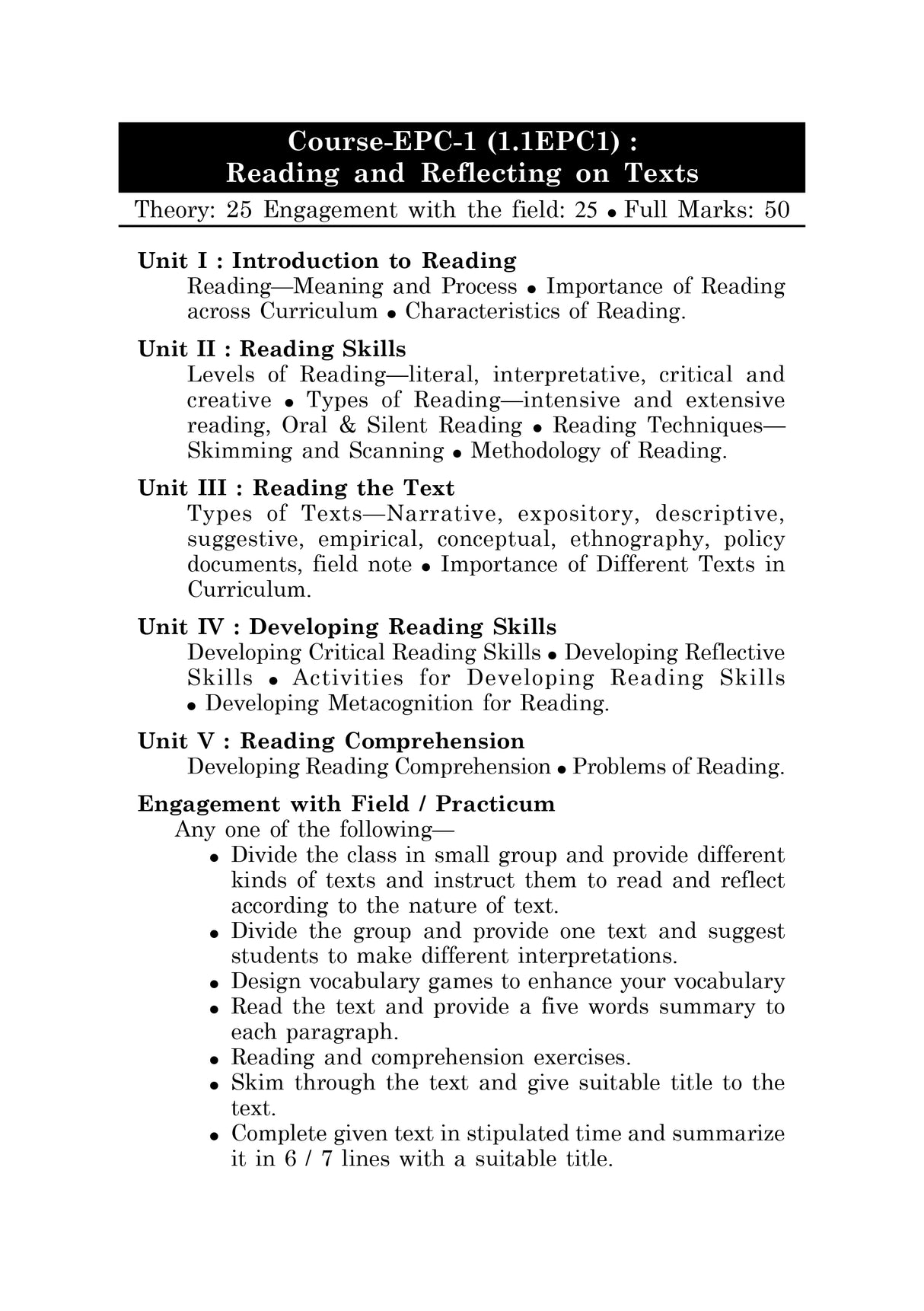 EPC-1_Reading and Reflecting on Texts - Retail Maharaj