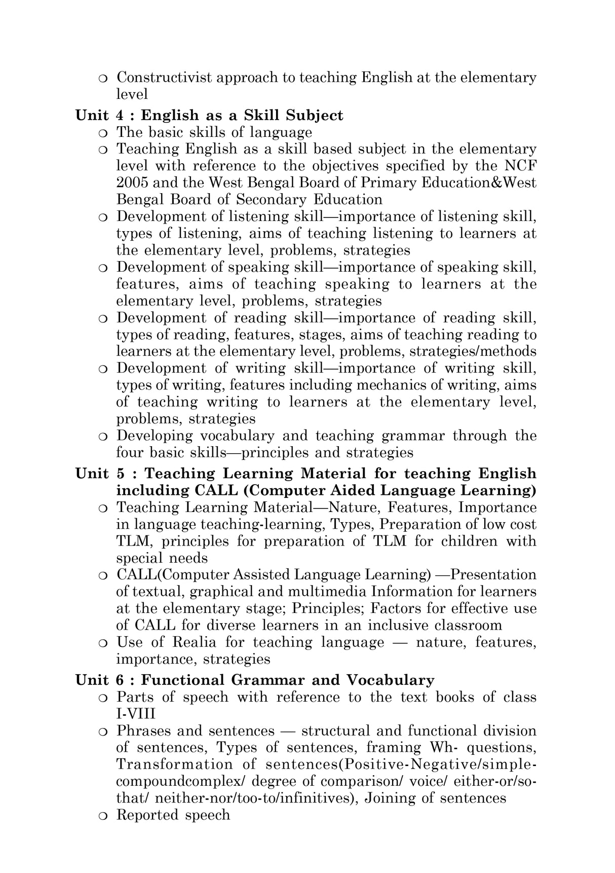 Outline of Teaching English - Retail Maharaj