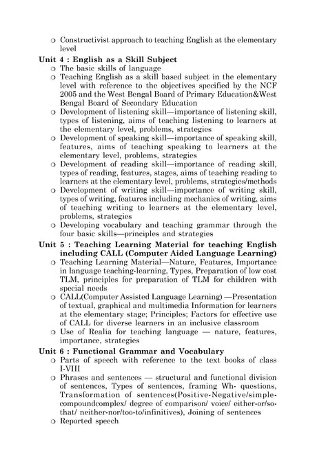 Outline of Teaching English - Retail Maharaj