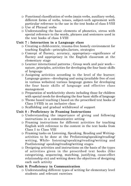 Outline of Teaching English - Retail Maharaj