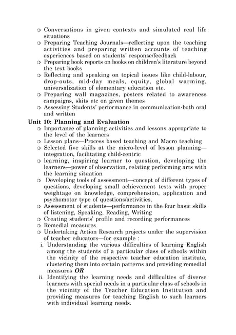 Outline of Teaching English - Retail Maharaj