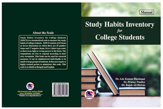 Scale_Study Habits Inventory for College Students (English Version)_SHICS - Retail Maharaj