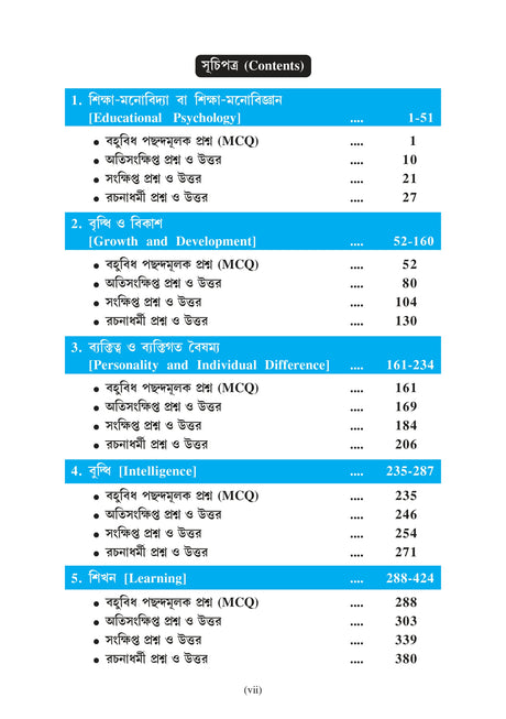 Siksha Manobigyan Prasanga (Educational Psychology)_BU_2nd Sem_Minor - Retail Maharaj