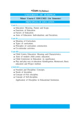 Siksha Niti Prasanga (BU)-1st Sem (Minor) Principles of Education - Retail Maharaj
