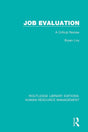 Job Evaluation: A Critical Review (Routledge Library Editions: Human Resource Management) - Retail Maharaj