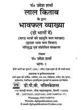 लाल किताब (भावफल व्याख्या)- Lal Kitam- Bhavafal Vyakhya (Set of 2 Volumes) - Retail Maharaj