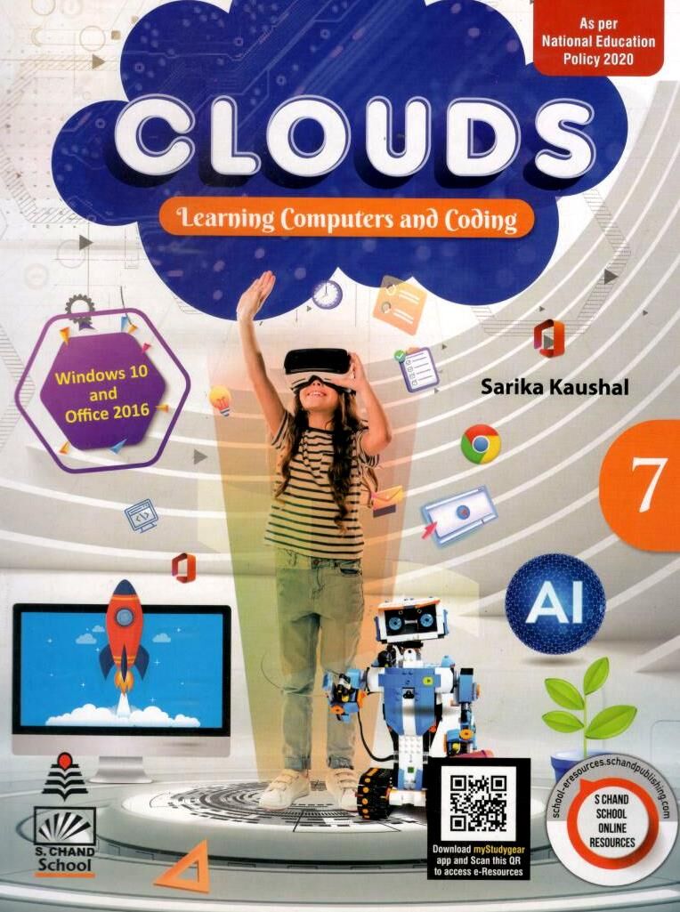 Clouds : Learning Computers and Coding 7 (NEP 2020) - Retail Maharaj