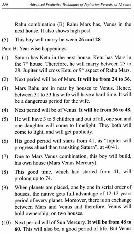 Advanced Predictive Techniques Of Jupiterian Periods Of 12 Year In English By Dr. Prof. Dineshchandra Negandhi - Retail Maharaj