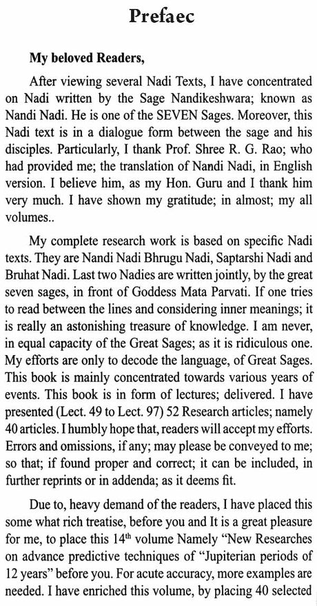 Advanced Predictive Techniques Of Jupiterian Periods Of 12 Year In English By Dr. Prof. Dineshchandra Negandhi - Retail Maharaj