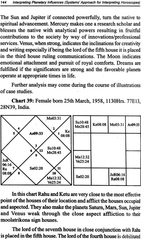 Interpreting Planetary Influences (Systems' Approach for Interpreting Horoscopes: House-wise Analysis) In English By V. K. Choudhry & K. Rajesh Chaudhary - Retail Maharaj