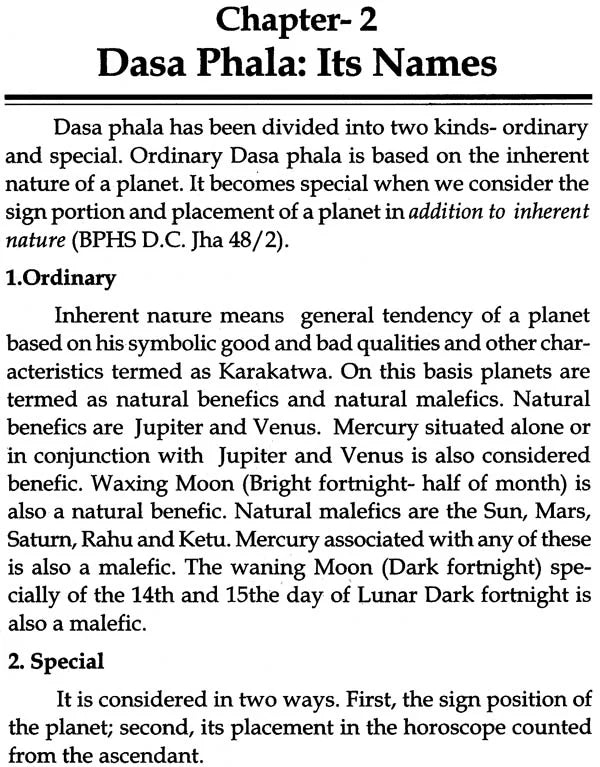 Jyotish: Parashar Code of Prediction: Dasa Analysis - Effects / Events: Based on Ten Prime Classics - Retail Maharaj