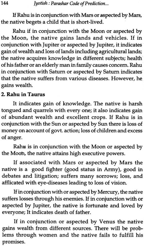 Jyotish: Parashar Code of Prediction: Dasa Analysis - Effects / Events: Based on Ten Prime Classics - Retail Maharaj