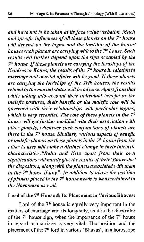 Marrige & Its Parameters Through Astrology [English] By Er. PL Khushu - Retail Maharaj